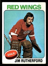 1975-76 Topps Jim Rutherford #219 - Detroit Red Wings