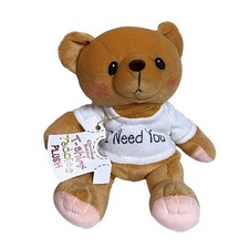 Cherished Teddies 8" Plush Bear Enesco 1999 I Need You T-Shirt Stuffed Animal