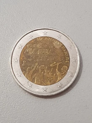 Pièce de 2 euro 2011 France, 30ème anniversaire de la fête de la musique - Photo 1/4