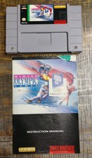 Winter Olympic Games With Manual Snes, Tested And Working