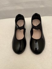 Capezio N625C Black Unisex Tap Dance Shoes with Tele Tone Tap - Child Size 12M