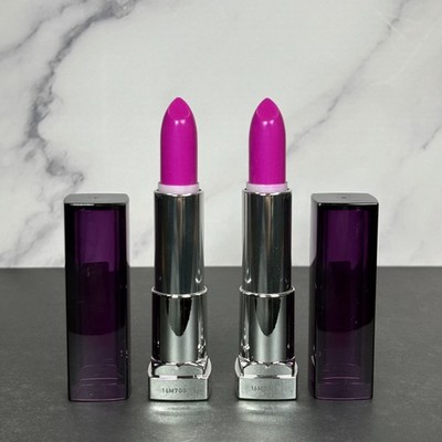 2 PACK - Maybelline ColorSensational Lipstick - Hot Plum - NEW