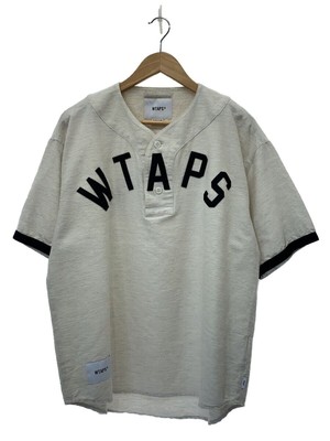 WTAPS◇LEAGUE SS COTTON. FLANNEL/Short Sleeve Shirt/2/Cotton/BEG 