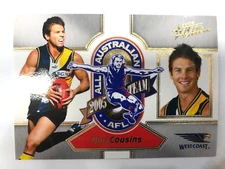 2006 SELECT AFL SUPREME ALL AUSTRALIAN TEAM CARD AA18 BEN COUSINS-WEST COAST