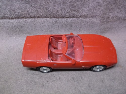 #6044 AMT ERTL 1/24 CHEVY 1990 CHEVROLET CORVETTE CONVERTIBLE PROMO BRIGHT RED - Picture 7 of 11