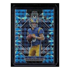 2023 Panini Mosaic Reactive Blue #362 Stetson Bennett IV Rookie Los Angeles Rams