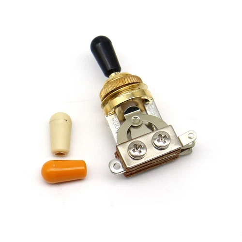 Fit Les Paul/Gibson Electric Guitar 3 Way Toggle Switch With (3 color) Knobs