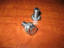 Hurst shifter stick handle mounting bolts 3/8"-24 hex head + lockwashers