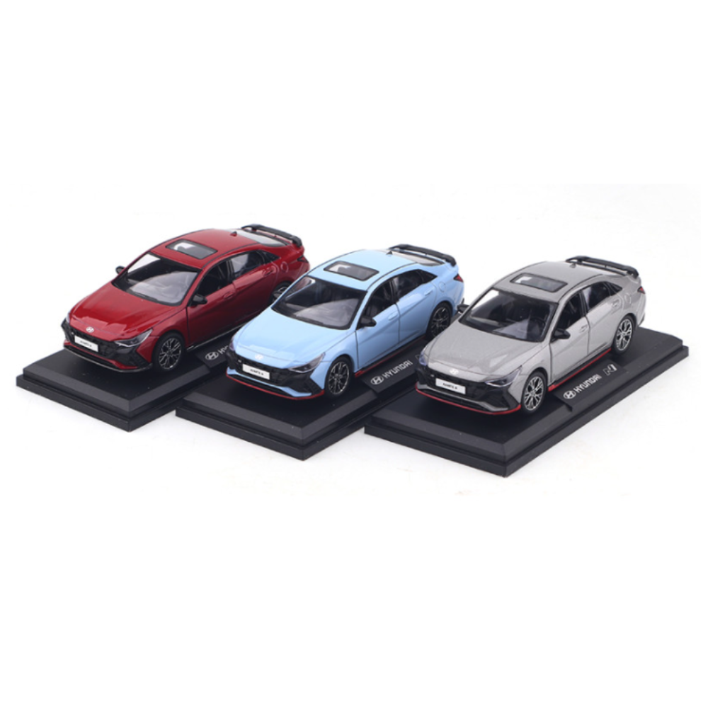 Hyundai Diecast 1:38 Avante N Elantra Mini Car Miniature Display
