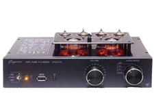 HiFi Bluetooth 5.0 Tube Preamp MM/MC Phono Stage Amplifier FM Radio USB Player