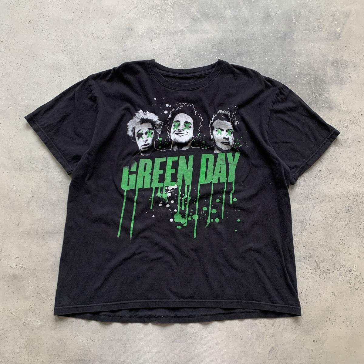 トップス AmeriVINTAGE GREEN DAY / BLACK TEE VINTAGE GREEN DAY BLACK ROCK BAND TEE T-SHIRT MEN'S SIZE M | eBay