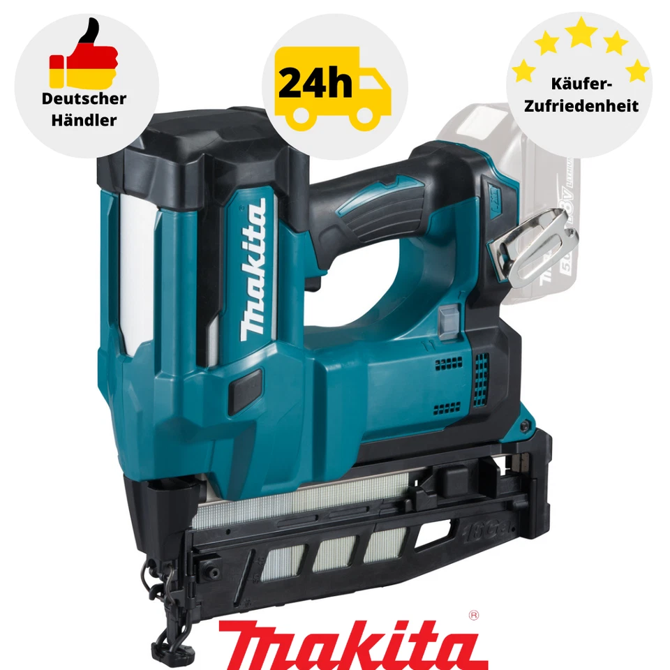 Makita DBN600Z Akku-Stauchkopfnagler Stauchkopfnagler 18V Sologerät Nagler