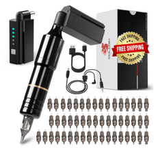 Maquina De Tatuaje Kit Para Tatuar Tattoo Rotativa Pluma Inalambrico Profesional