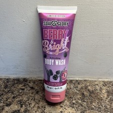 Soap And Glory Berry And Bright Body Wash 250ml Limited Edition Fruity Cleanser