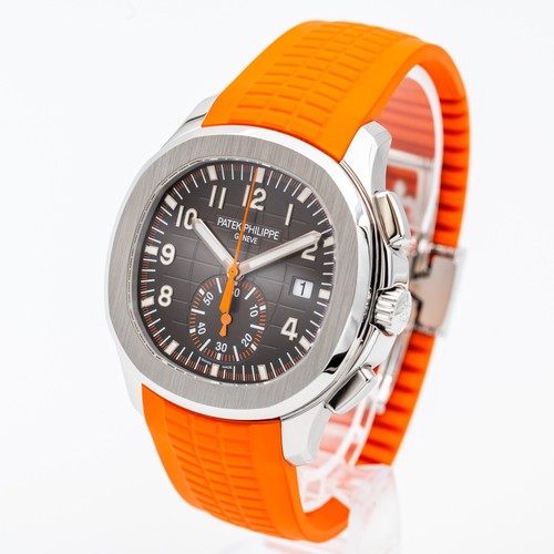 Patek Philippe Aquanaut 5968A-001 Steel Black Dial - FULL SET