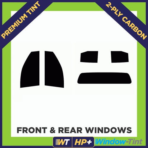 For Nissan Navara 2014+ Carbon Pre Cut Window Tint Full Premium 2-ply HP+ - Picture 2 of 10