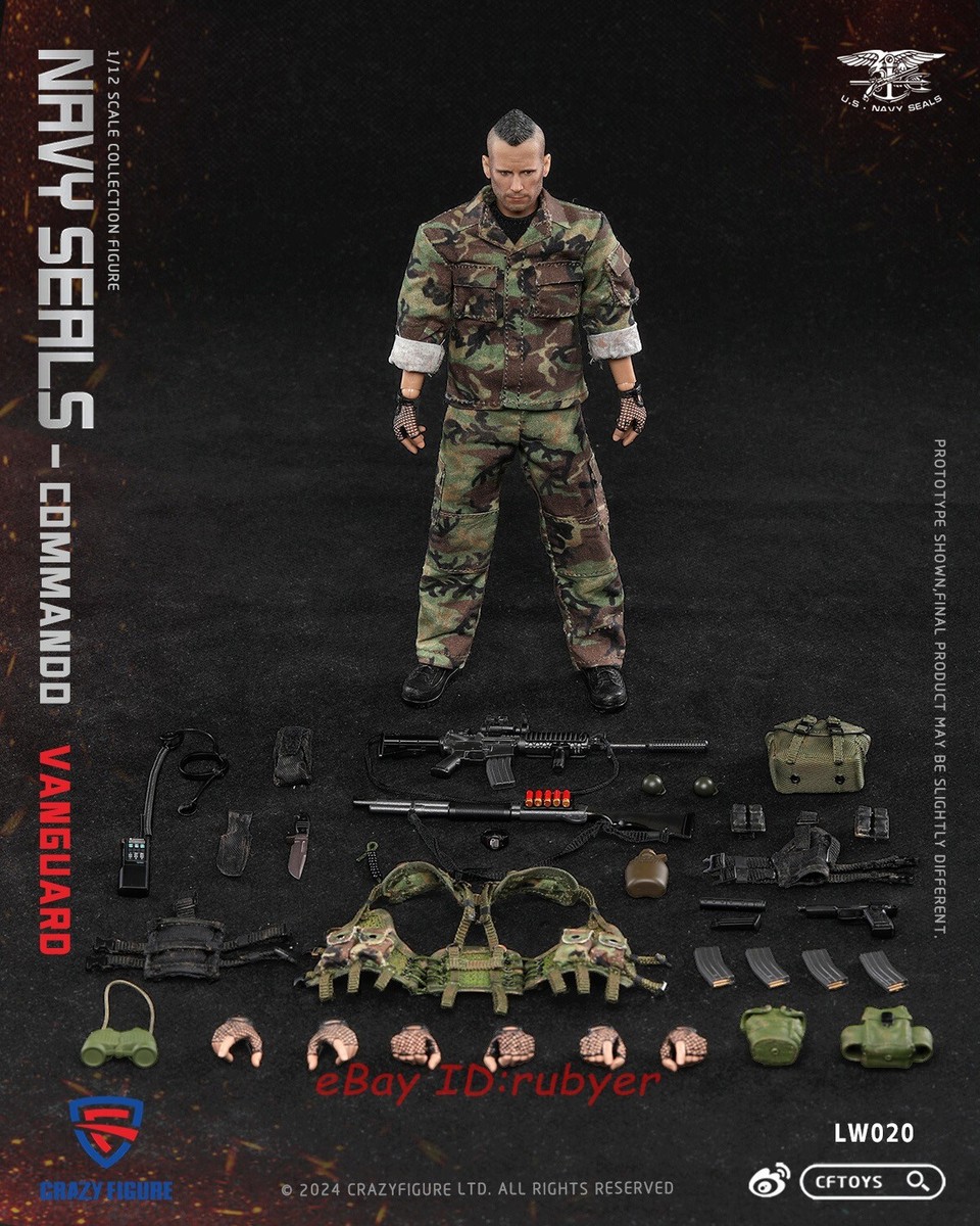 Crazy Figure LW020 Navy SEAL Assault Team Pointman 1/12 Action