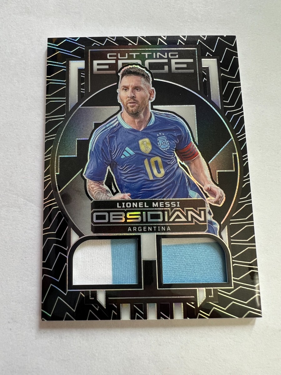 OBSIDIAN LIONEL MESSI ユニフォームカード Lionel Messi 2021-22 Obsidian Orange Electric Etch /25