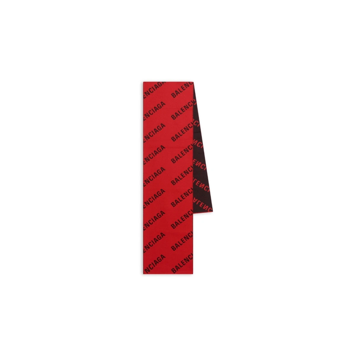 balenciaga allover logo scarf