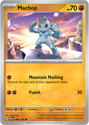 1x Machop 066/165 Scarlet & Violet 151 Pokemon TCG Card NM | eBay