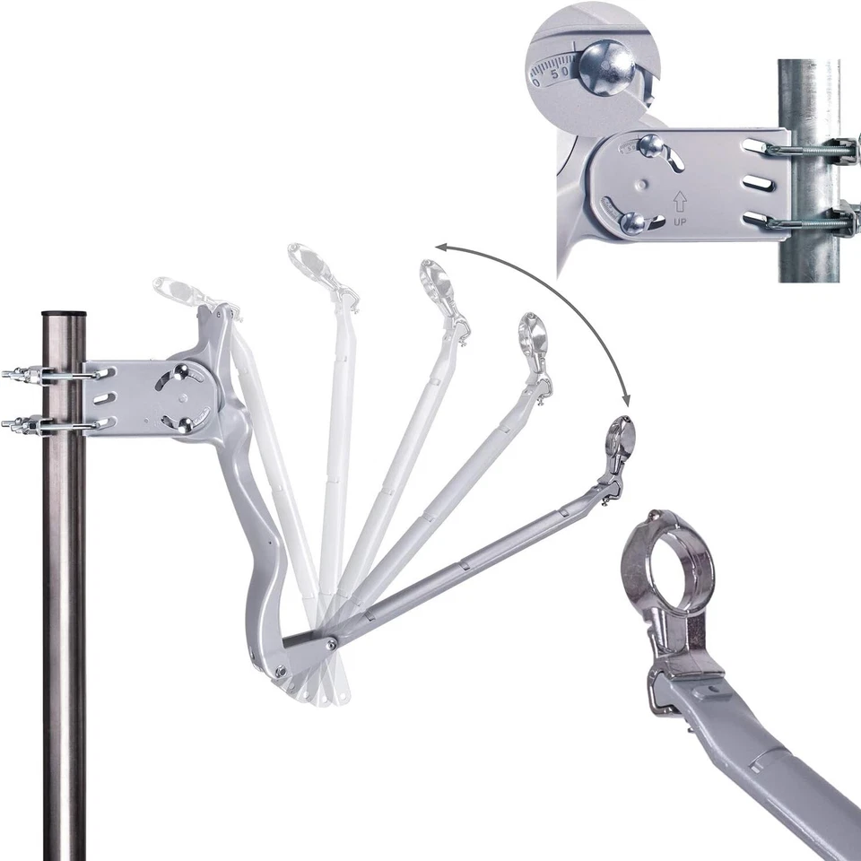 DUR-line Select 75/80A Alu Satellitenschüssel 80cm + Ultra Twin LNB 2 Teilnehmer - Bild 4 von 4