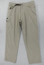 Mountain Hardwear Nylon GUIDE Tech Hiking Pants (Men's Large) Tan