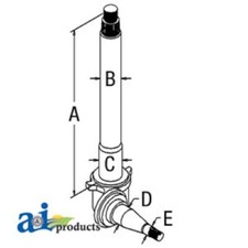 A-d5nn3106e Made To Fit Ford Tractor Spindle Lh 5700; 6700; 7700