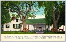 Inglewood California 1940s Postcard Adobe Centinela Historical Spanish House