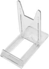 Two Part Adjustable Clear Acrylic Plastic Display Stand Easel (Set of 6)