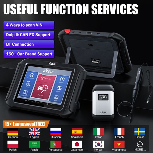 USED XTOOL D9PRO Car Auto Diagnostic Scanner Bidirectional Scan Tool V.AG Guided - Picture 14 of 15