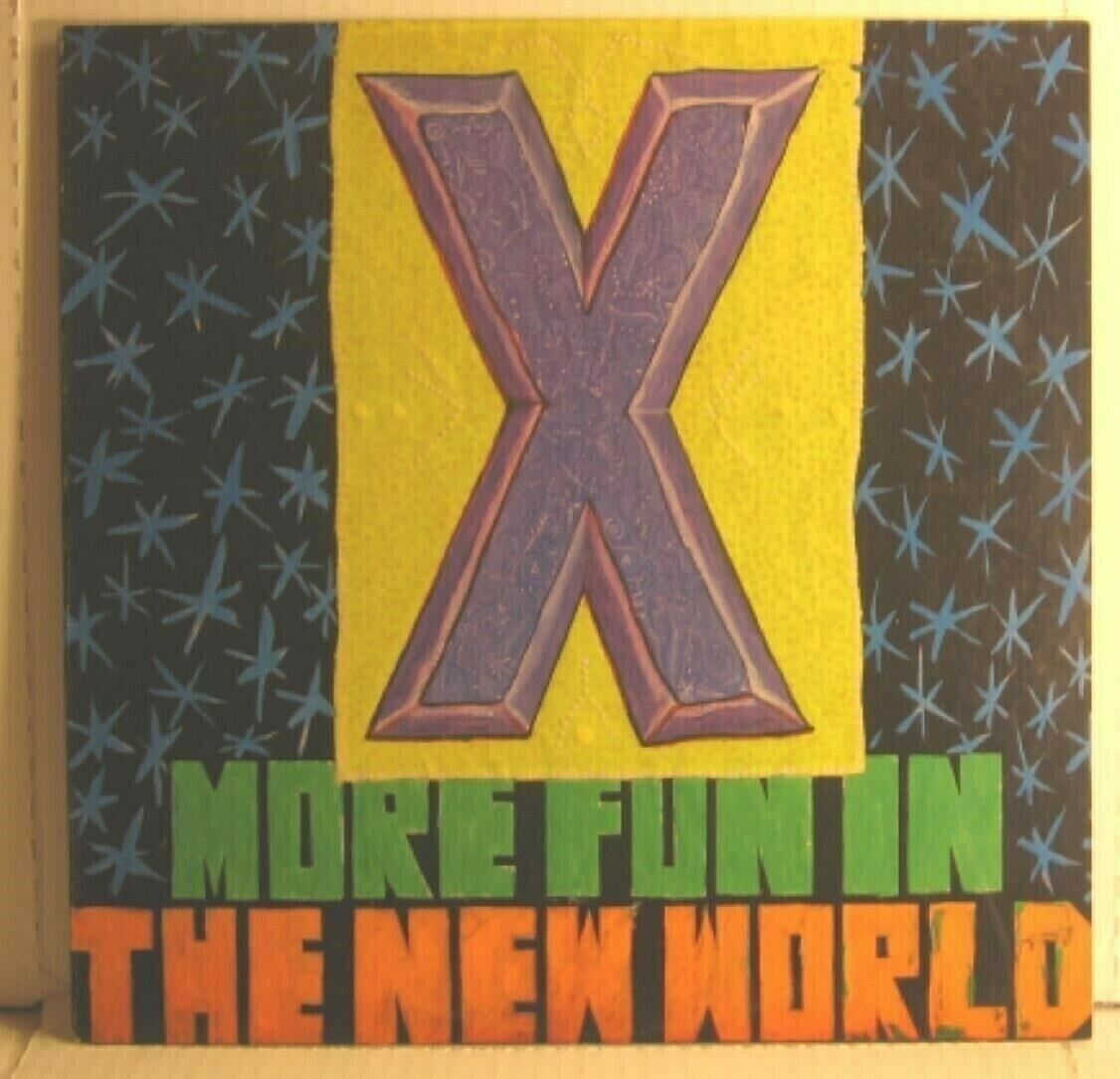 CRANIUM'S X MORE FUN IN THE NEW WORLD white label promo Lp NM PUNK KBD jOHN dOE