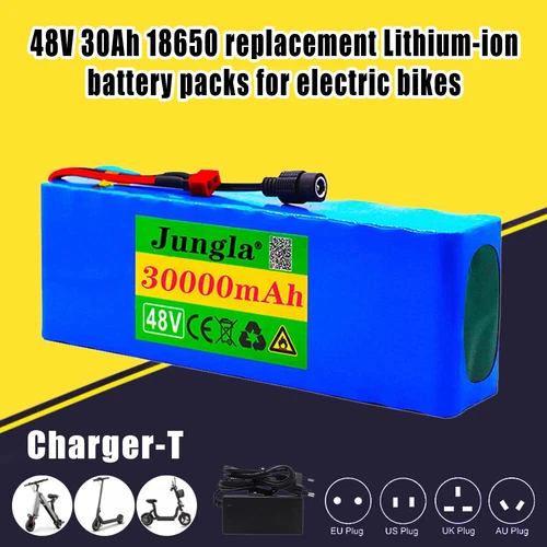 E-Bike Li-Ion Akku 48V 30/58Ah 13S3P Ersatz Lithium Ionen Akkupack mit Ladegerät - Bild 16 von 19