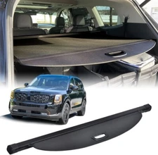 Rear Trunk Tonneau Cargo Cover Security Shield Shade for Kia Telluride 2020-2023