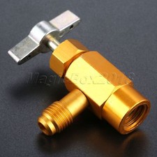 1Pc R134a Refrigerant Can Bottle Tap Tapper Opener 1/4" SAE M14 Adapter Valve AP