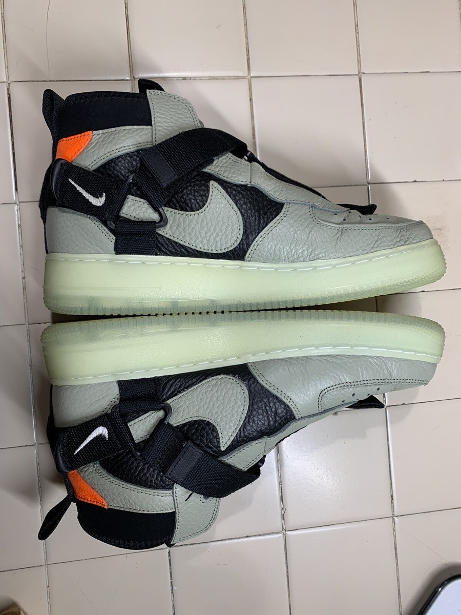 Nike Air Force 1 Mid Utility Spruce Fog 2018 Men's Size 8 EUC | eBay