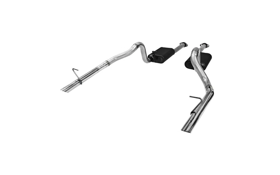 Flowmaster 817213 2.5" Cat Back Exhaust System for 86-93 Ford Mustang LX 5.0L Foto 3 de 4