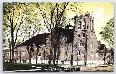 NY Elmira, Hedding ME Methodist Episcopal Church, Dedicated 1901, DB ...