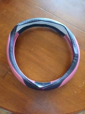 LABBYWAY Microfiber Leather Auto Car Steering Wheel CoverUniversal Fit 15 Inc...