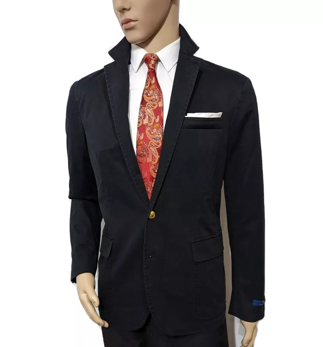 BNWT Ralph Lauren Polo Mens Stretch Cotton Slim Fit Sport Blazer