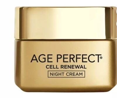 L Oreal Age Perfect Cell Renewal Cream Moisturizer Collagen Acid Hyaluronic