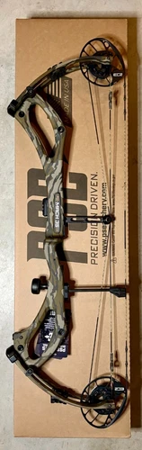 PSE Mach 35 70 LB EC2 Mossy Oak Bottomlands RH Carbon Hunting Bow New