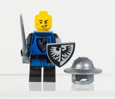 LEGO Castle PAB/BAM Black Falcon Knight Soldier Minifigure. New+Fast Shipping