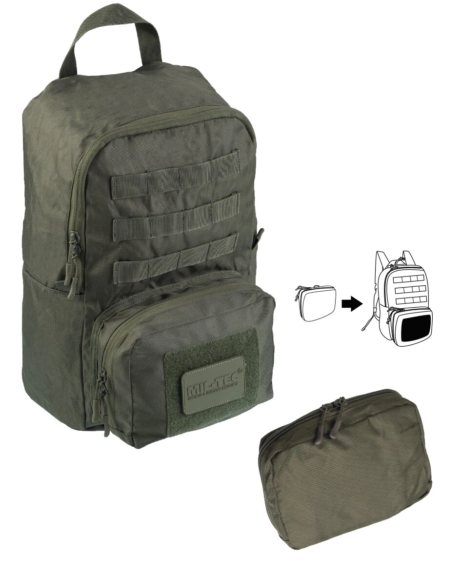 MOCHILA TACTICA POLIESTER 15 LITROS VERDE  MILITAR,EJERCITO,CAZA,PESCA,OUTDOOR