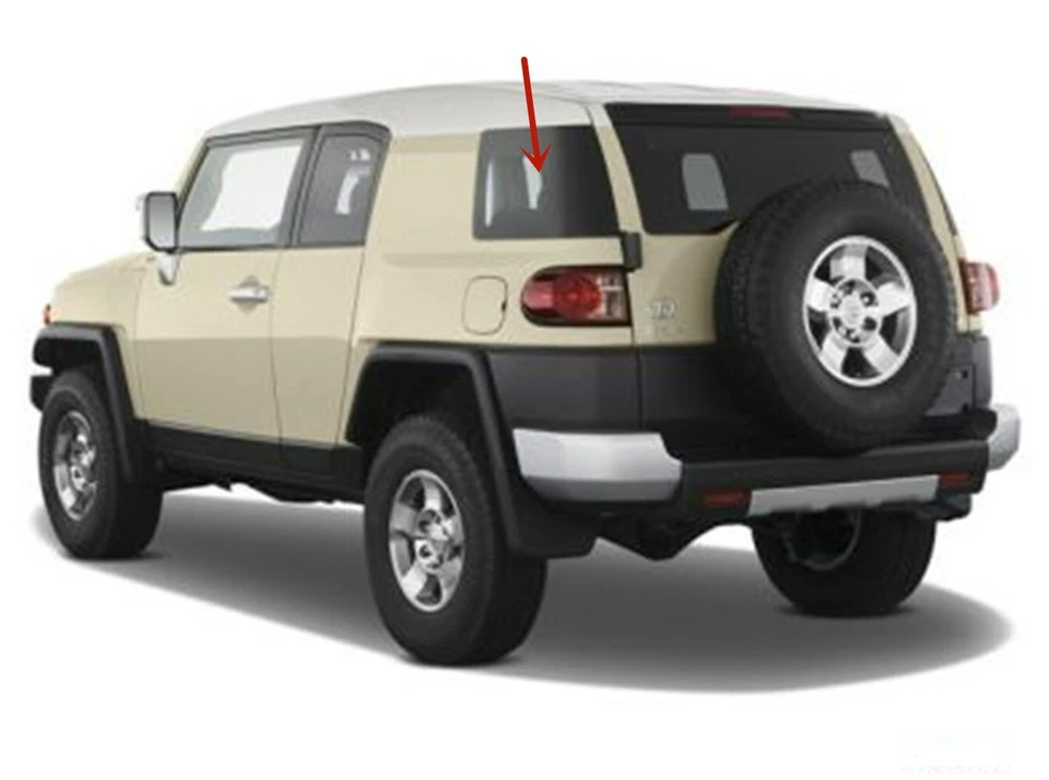 Se adapta a Toyota FJ Cruiser 2007-2014 lado del conductor cuarto izquierdo ventana de vidrio Foto 2 de 4