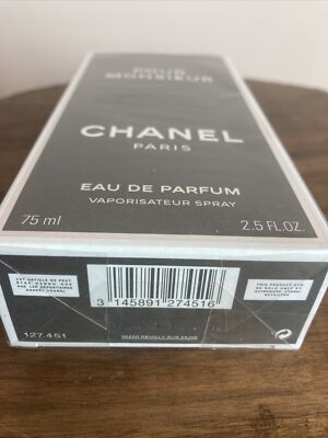 Chanel POUR MONSIEUR Eau de PARFUM Men's Spray 2.5fl oz/75ml EDP