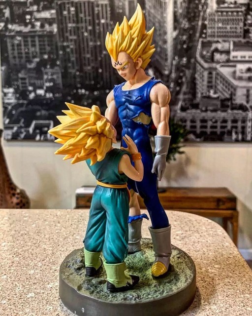 Majin Vegeta Hugs Trunks : 2pcs Dragonball Z Dragon Ball Majin Vegeta Hugs Trunks | Zoe Weston