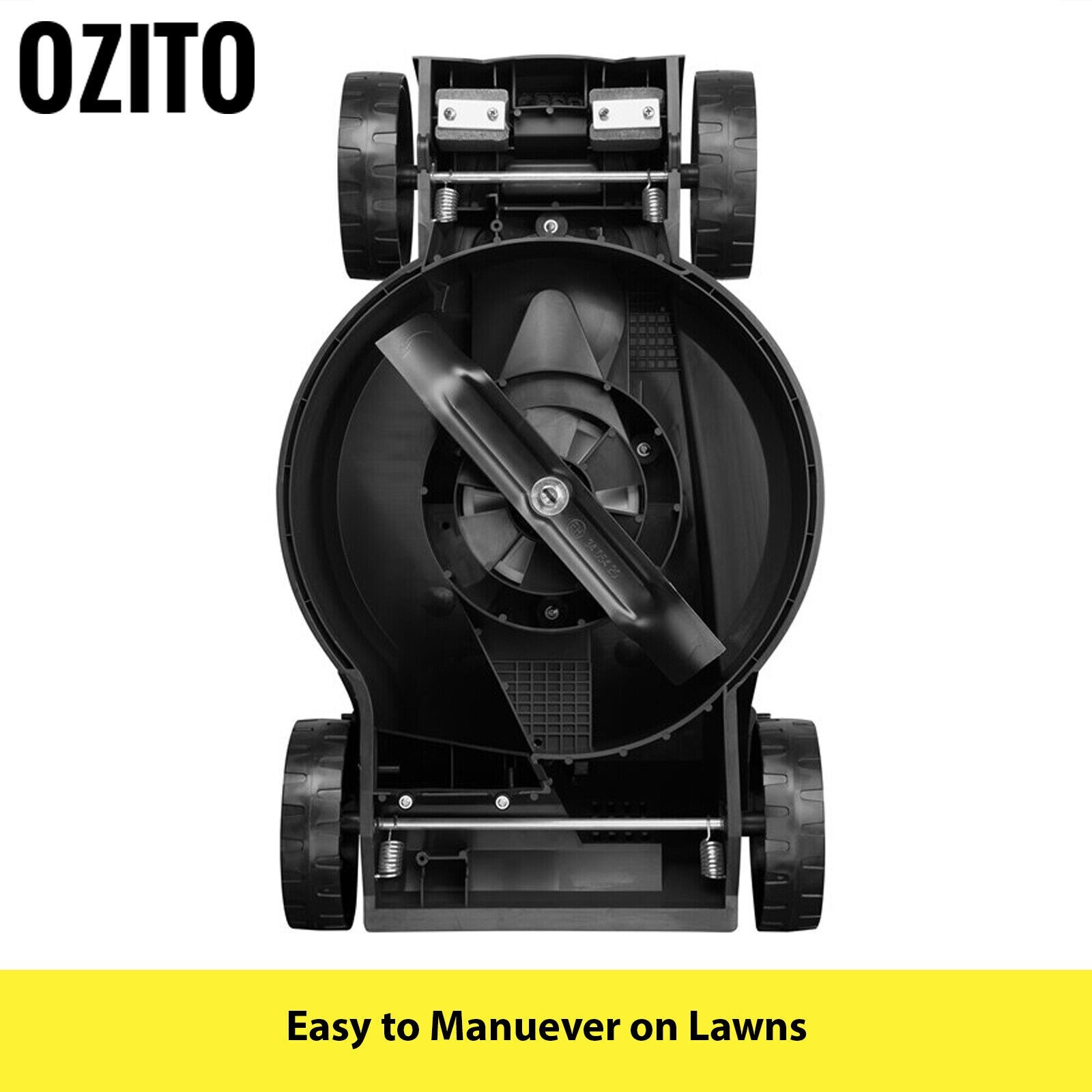 Lawnmower Mower Ozito Adjustable 305mm Cut 1200W Catcher Grass Push