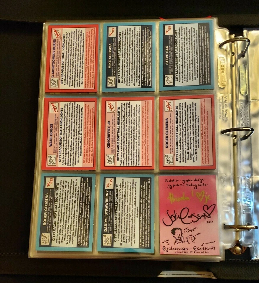 ** Complete 1993 Skybox Series 1 & 2 SIMPSONS Card Set w/ RARE Subsets LOOK!! ** - Image 4 of 4