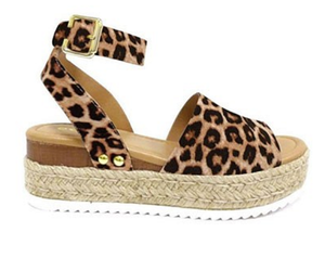 low platform sandals