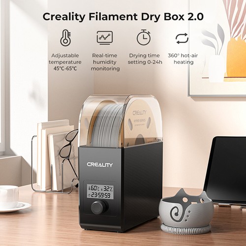 Creality Filament Dryer Box 2.0 360° Ogrzewanie gorącym powietrzem 1,75 mm / 2,85 mm Filament - Zdjęcie 5 z 12